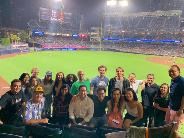 Psychiatry Residents at 2019 Padres Game